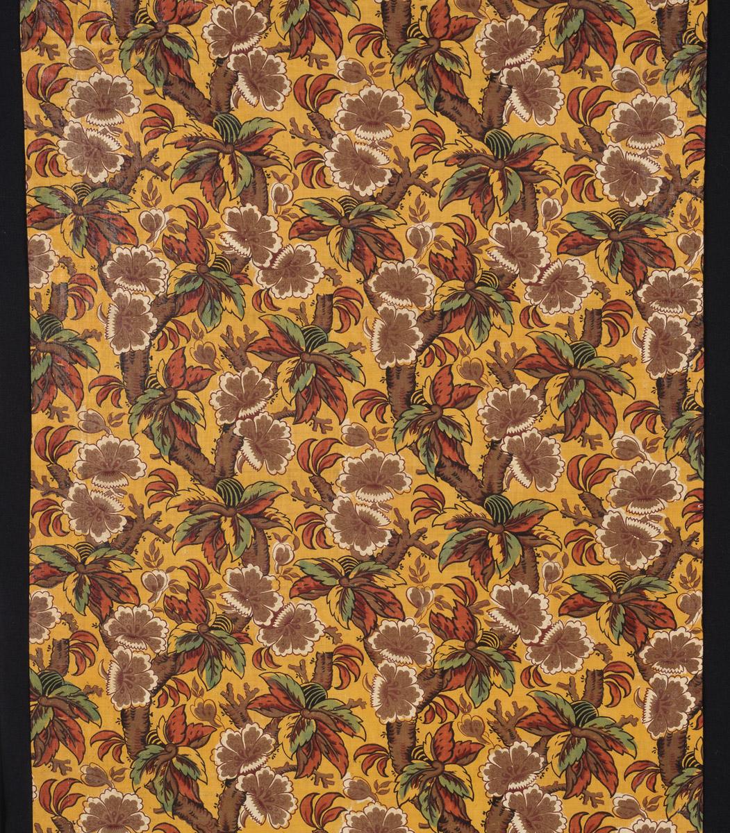 2007.0009 Textile, printed, detail 3