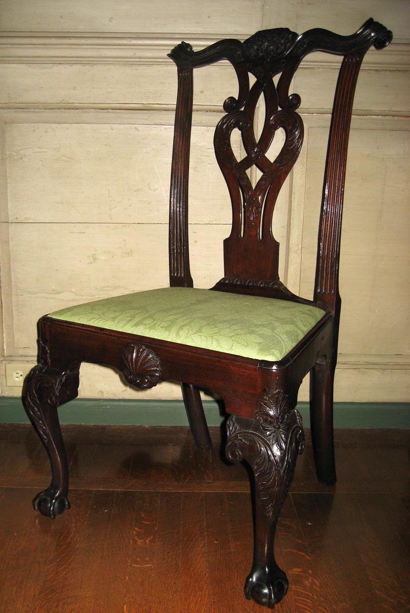 1958.2257 chair and 1969.5493 slip seat view 1