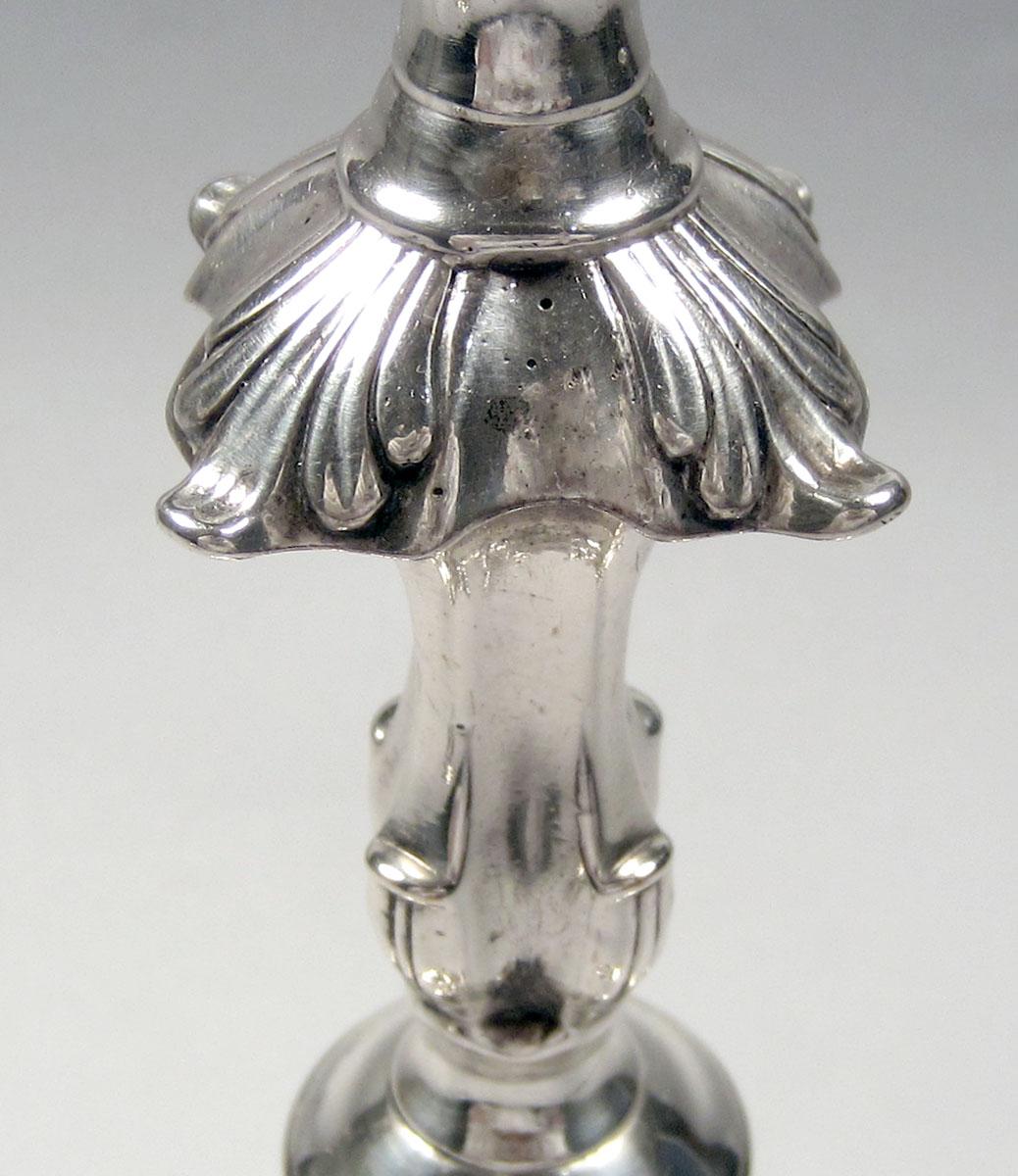 1958.2272 A Silver Candlestick detail knop