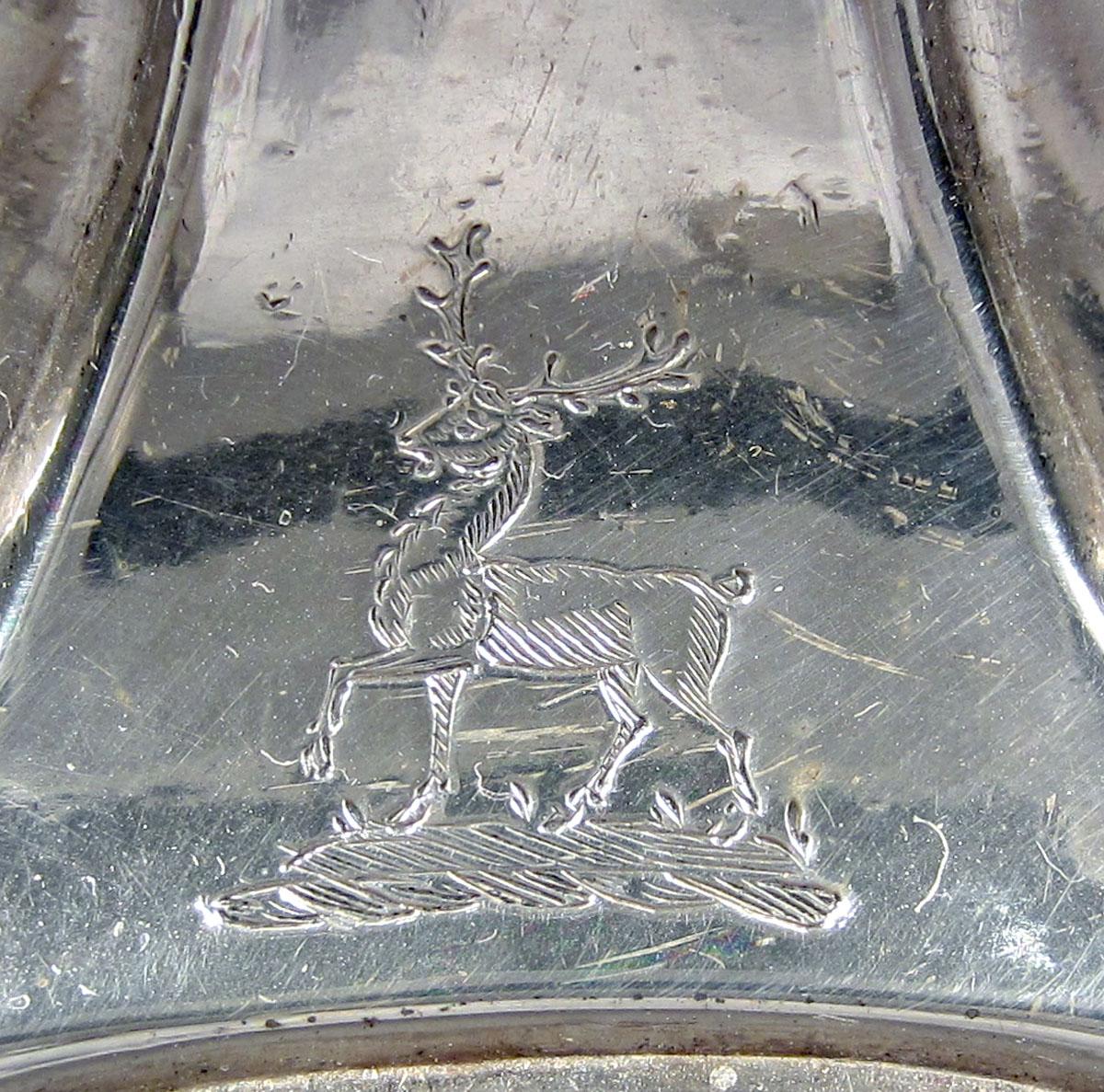 1958.2273.001 A Silver Candlestick engraved decoration 2