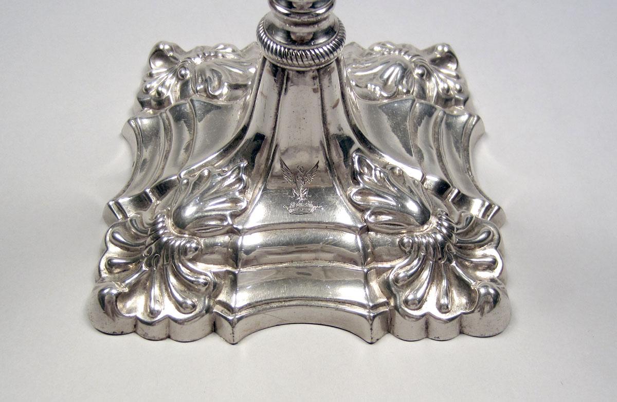 1958.2273.002 A Silver Candlestick detail base