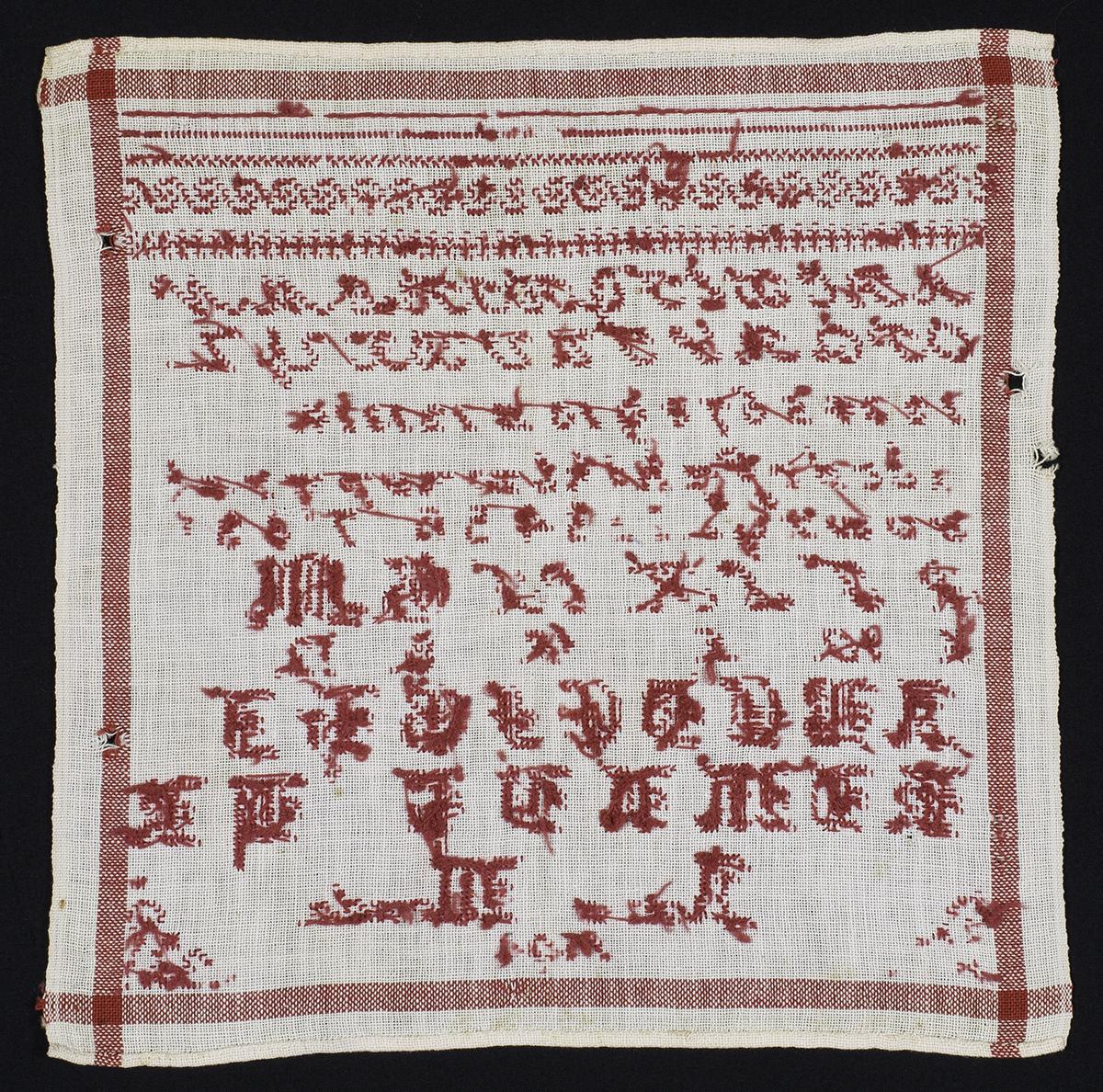 2007.0013.035 Sampler, Verso