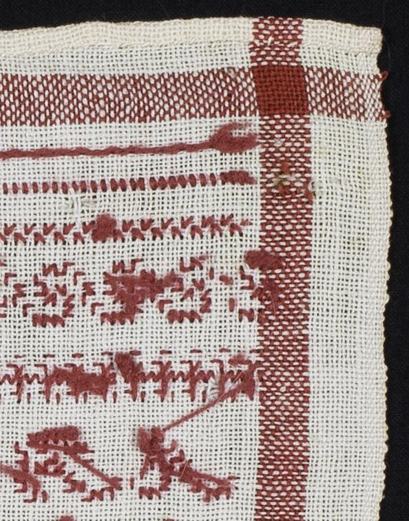 2007.0013.035 Sampler, Verso Detail 8