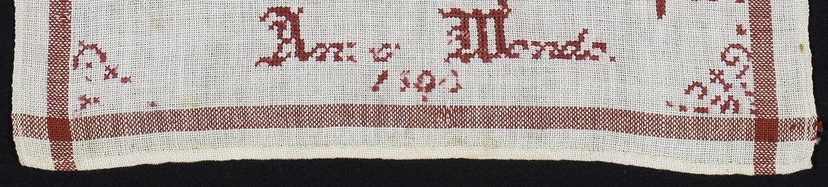 2007.0013.035 Sampler, Detail 6
