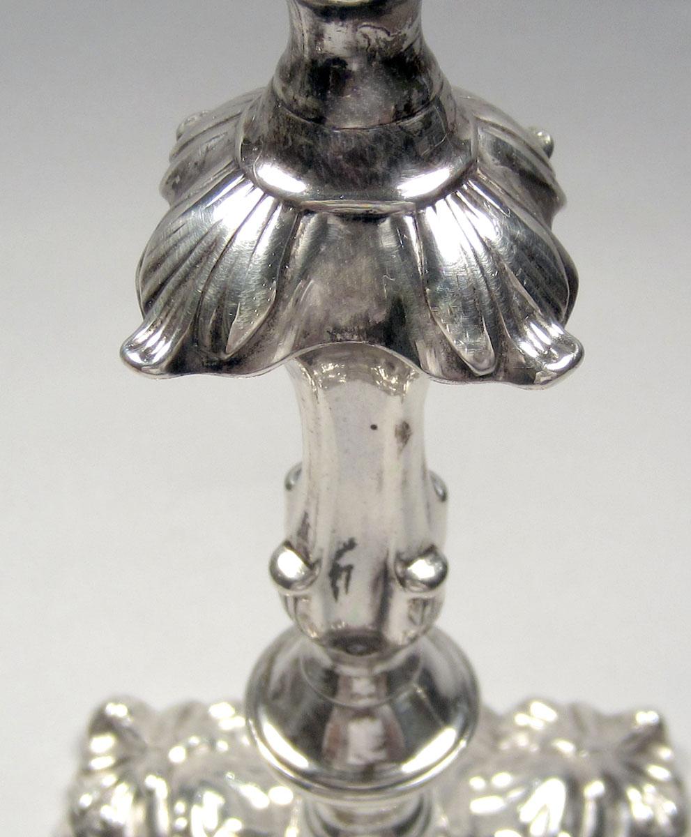 1958.2276 A Silver Candlestick detail knop
