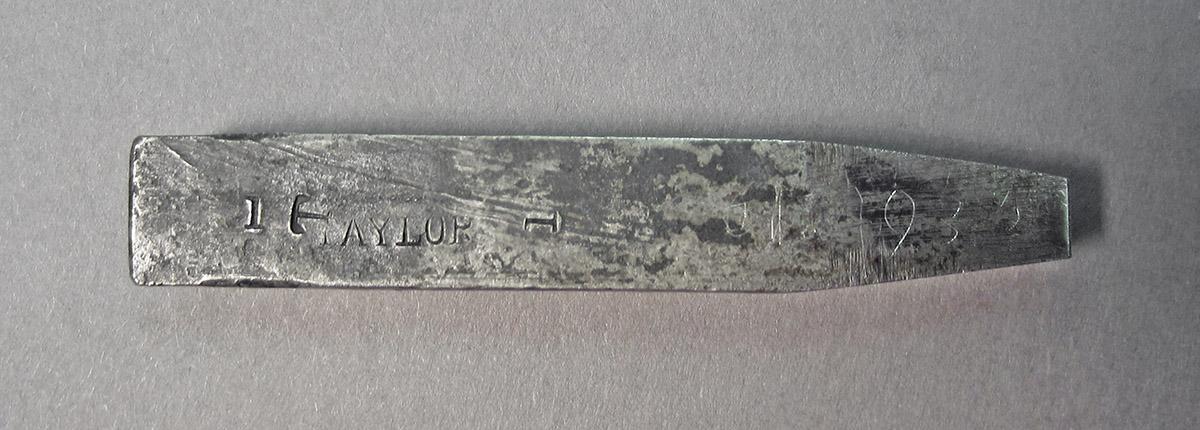 1961.0493.005, Chasing tool, top