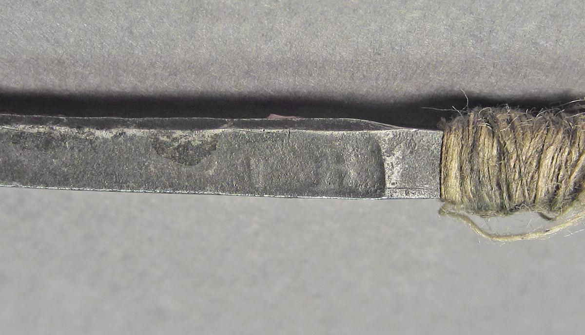 1961.0493.048, Engraving blade, mark 1