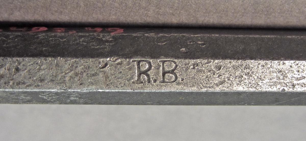 1961.0493.049, Chasing tool, mark
