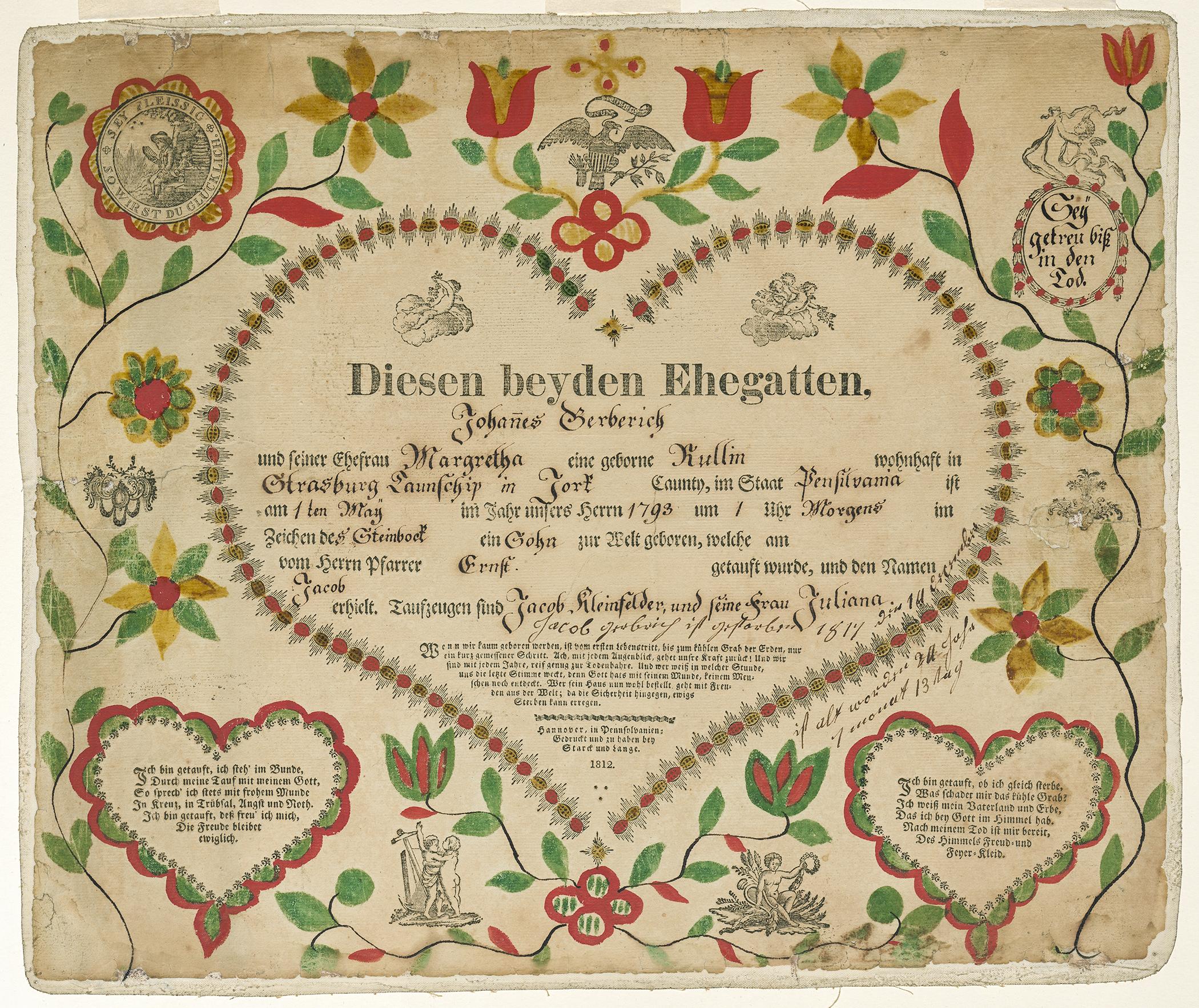 2007.0005.002 Fraktur, view 1