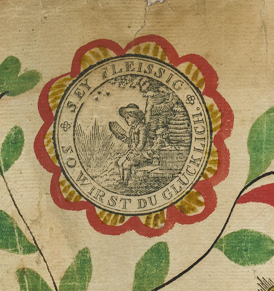 2007.0005.002 Fraktur, detail 2