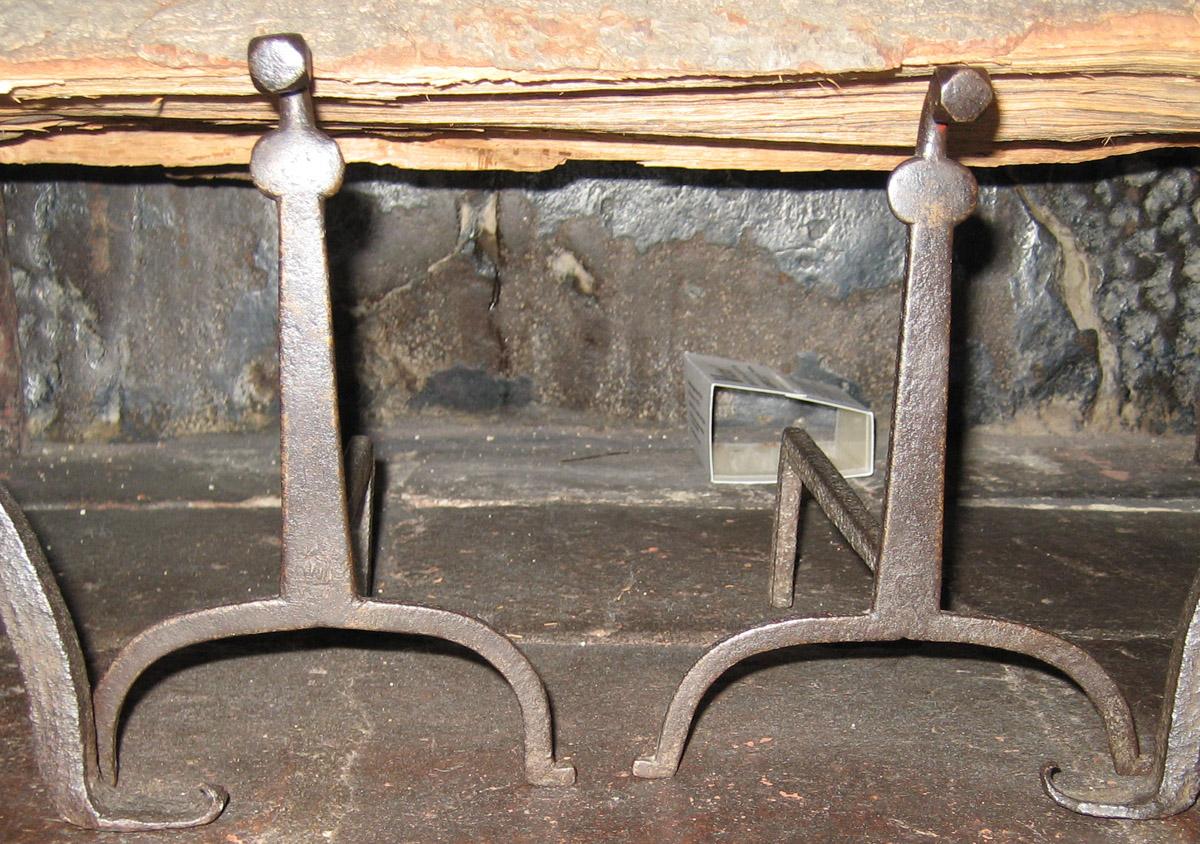 1958.2293.001 and .002 Andirons