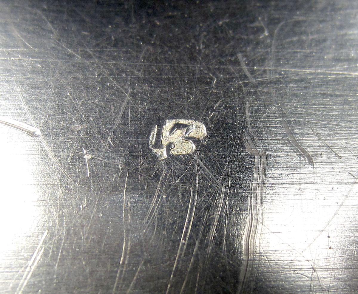 1958.2318 Silver and Lapis lazuli Box mark 3