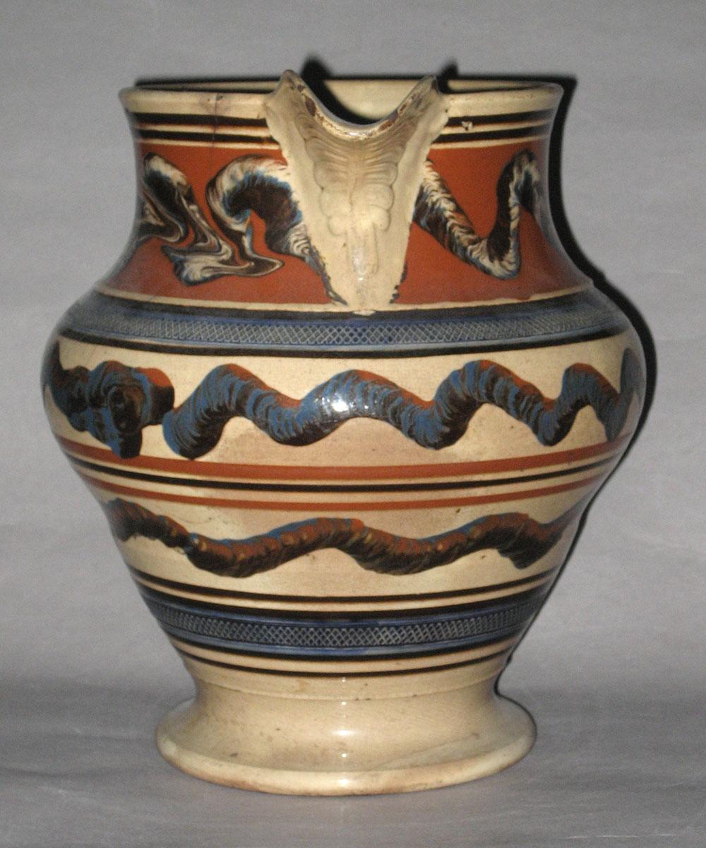2007.0028.007 Dipped ware jug (lip view)