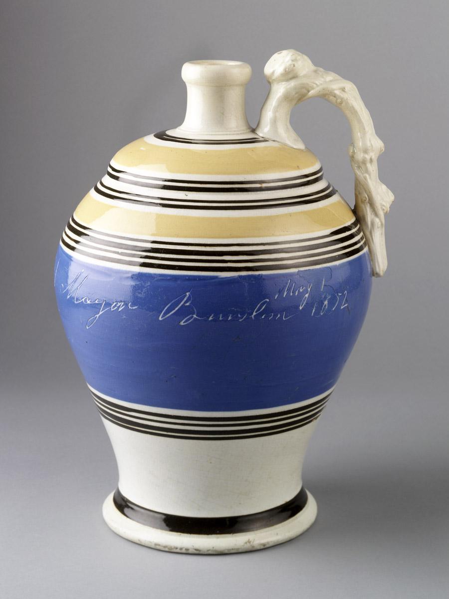 2007.0028.011 Dipped ware flagon or jug