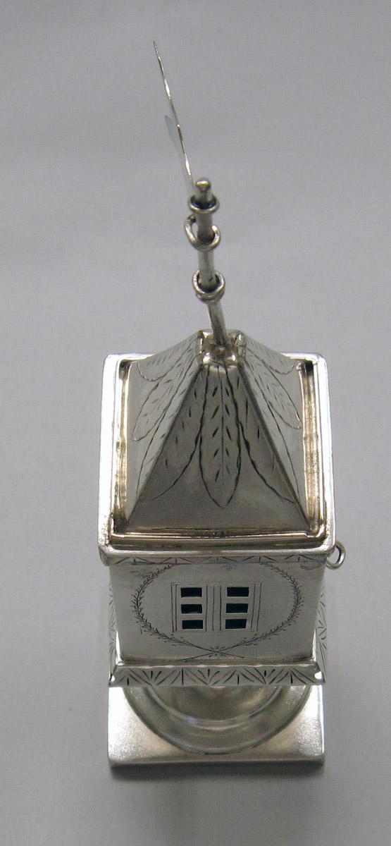 2008.0045.001 Silver Spice Box top view