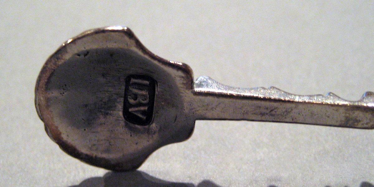 2008.0045.003 Silver Sugar Tongs mark 1