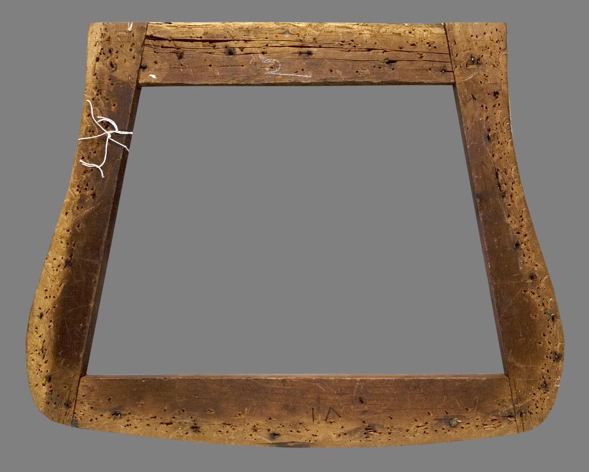 2007.0029 B, Slip Seat Frame Assoc. wiith Chair 2007.0029 A, Verso