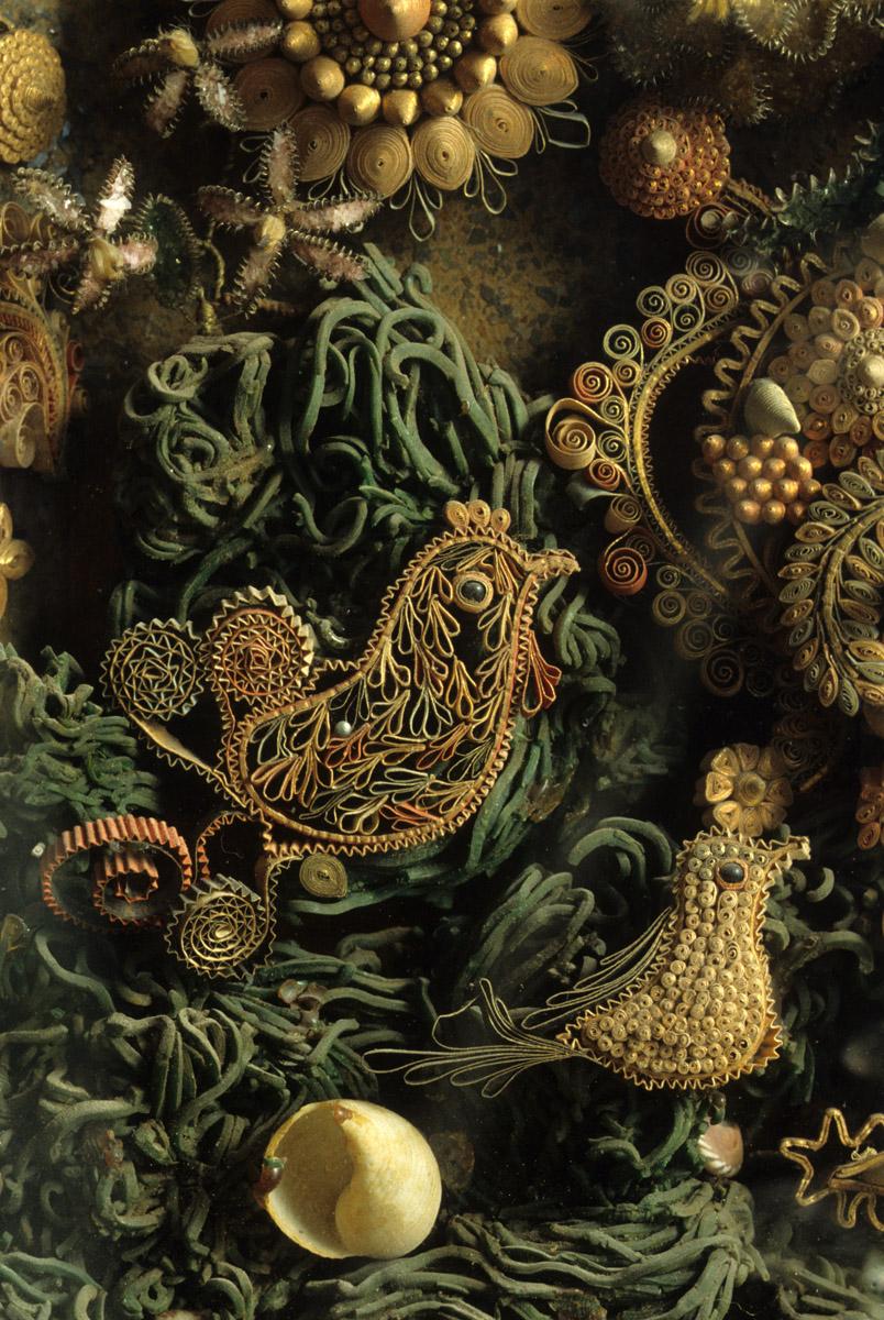 1958.2348 Quillwork Sconce (detail 2)