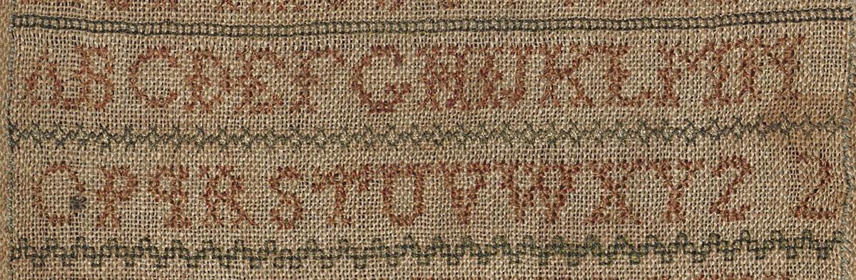 2008.0040 Sampler, Detail 2