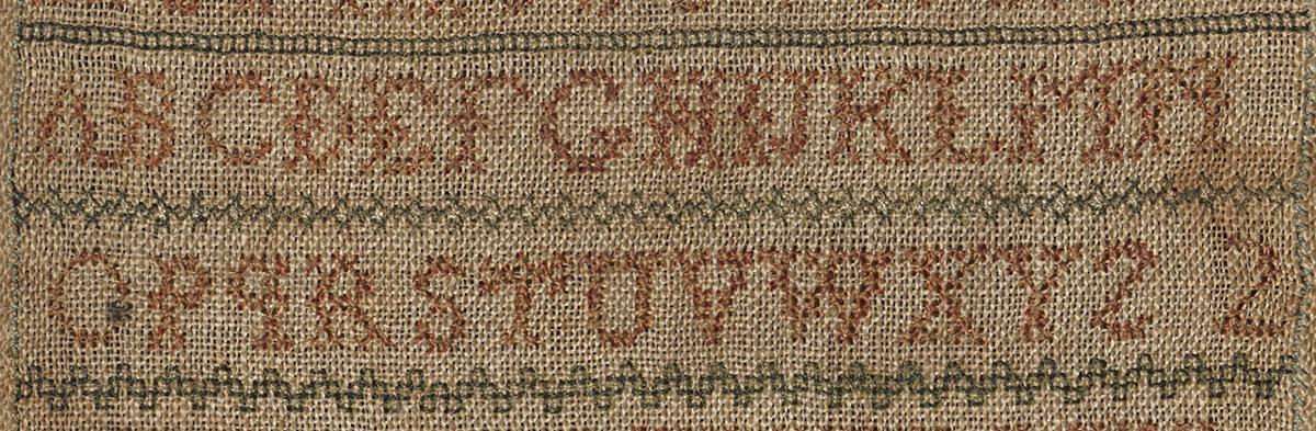 2008.0040 Sampler, Detail 3