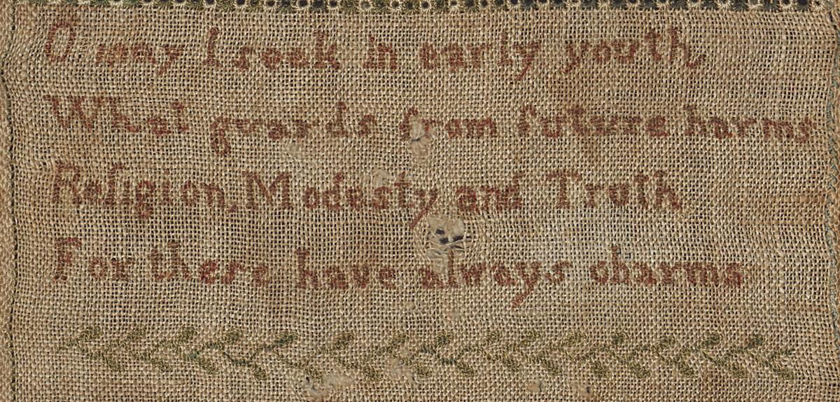 2008.0040 Sampler, Detail 6
