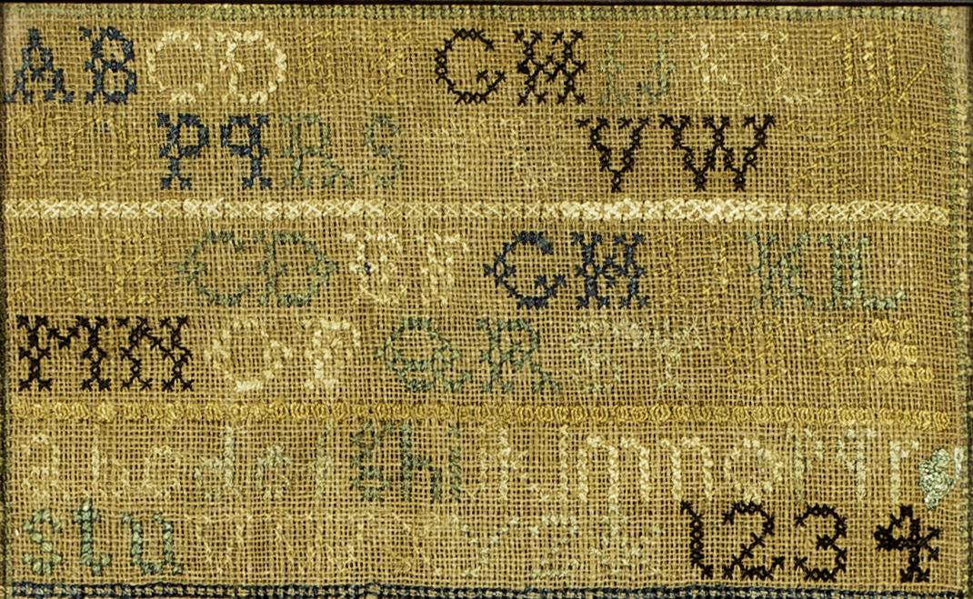 2008.0014.001 Sampler, Detail