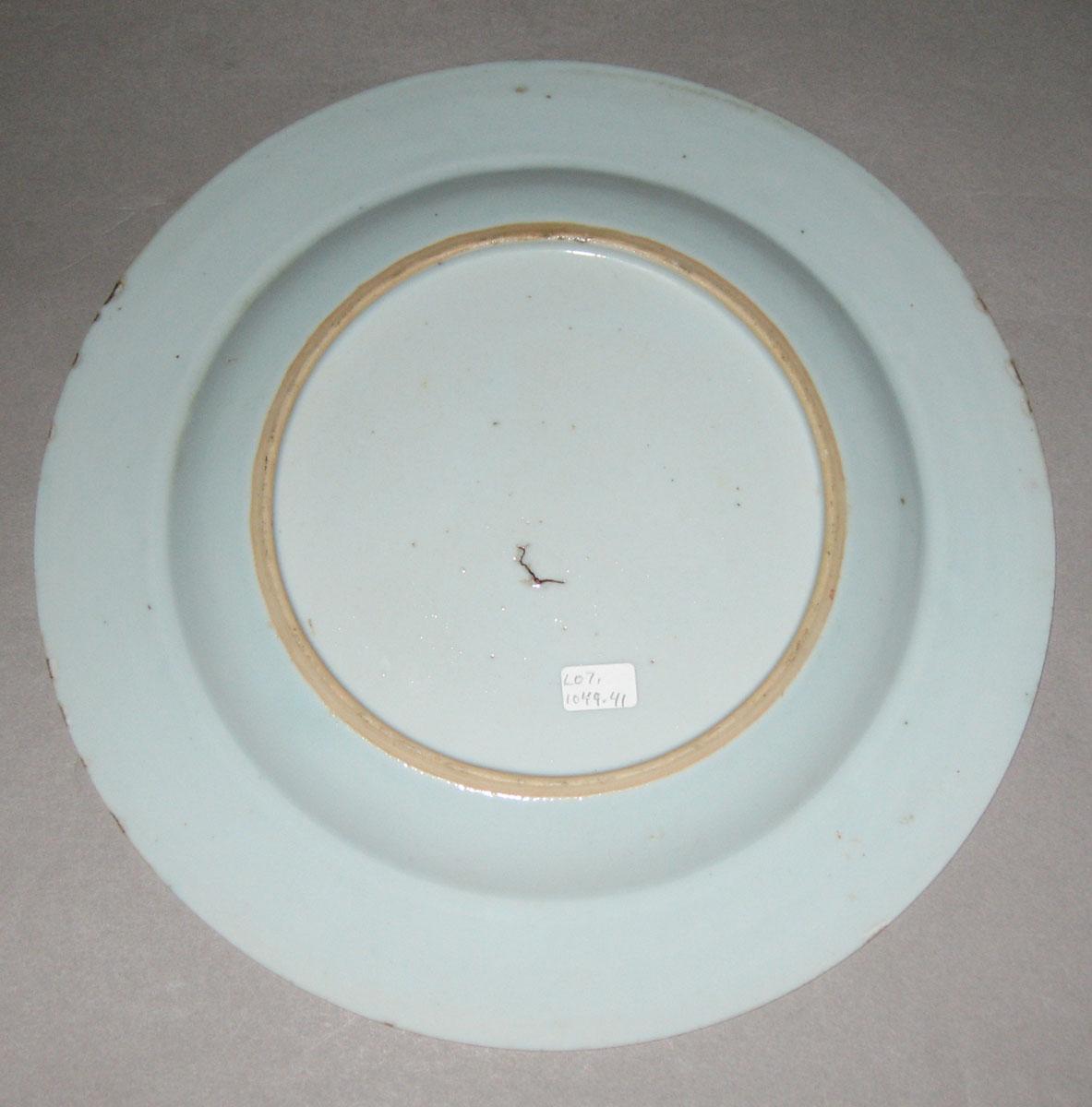 2008.0011.041 Chinese imari plate, back