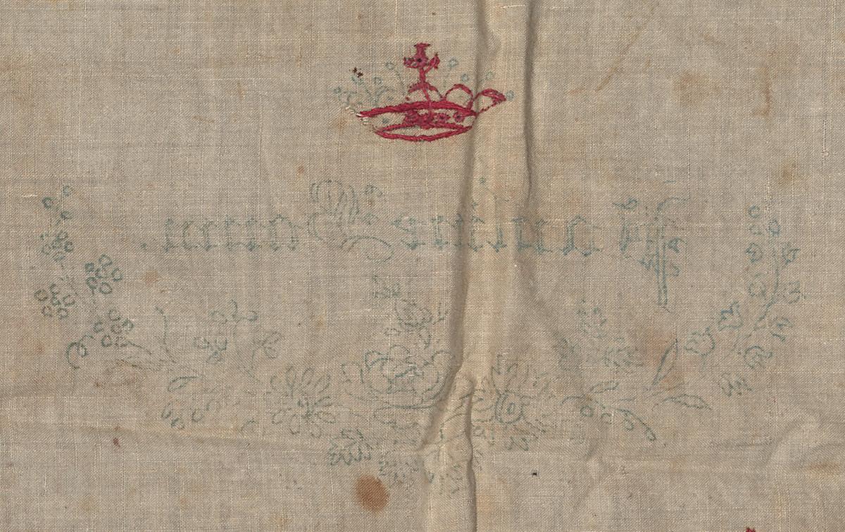 2008.0033.002 Sampler, Verso Detail 7