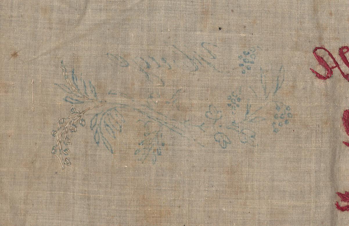 2008.0033.002 Sampler, Verso Detail 10