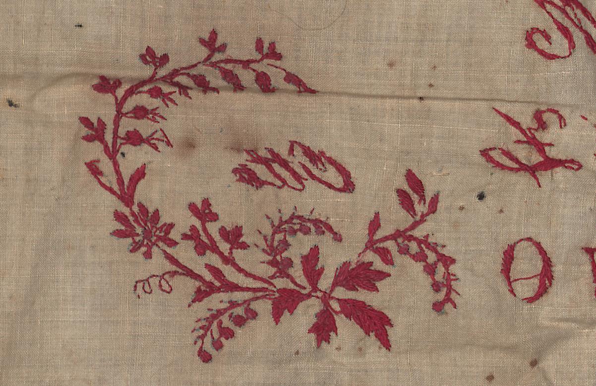 2008.0033.002 Sampler, Verso Detail 11