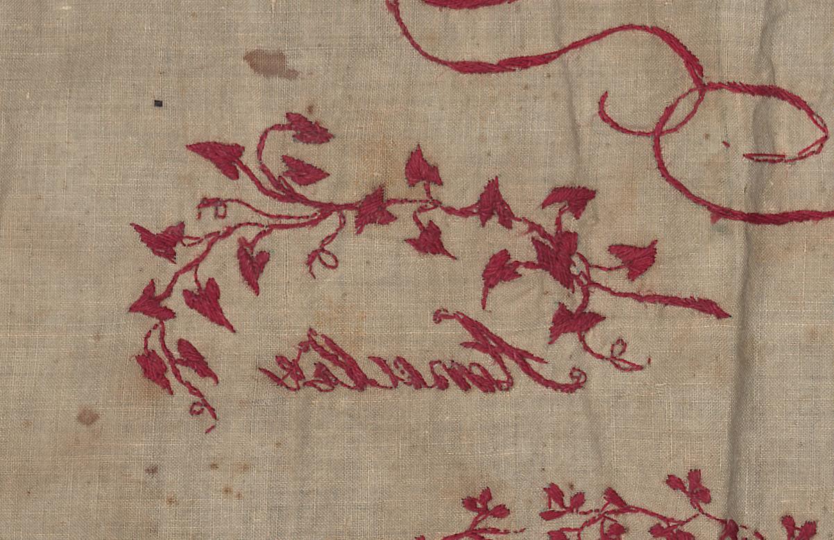 2008.0033.002 Sampler, Verso Detail 12