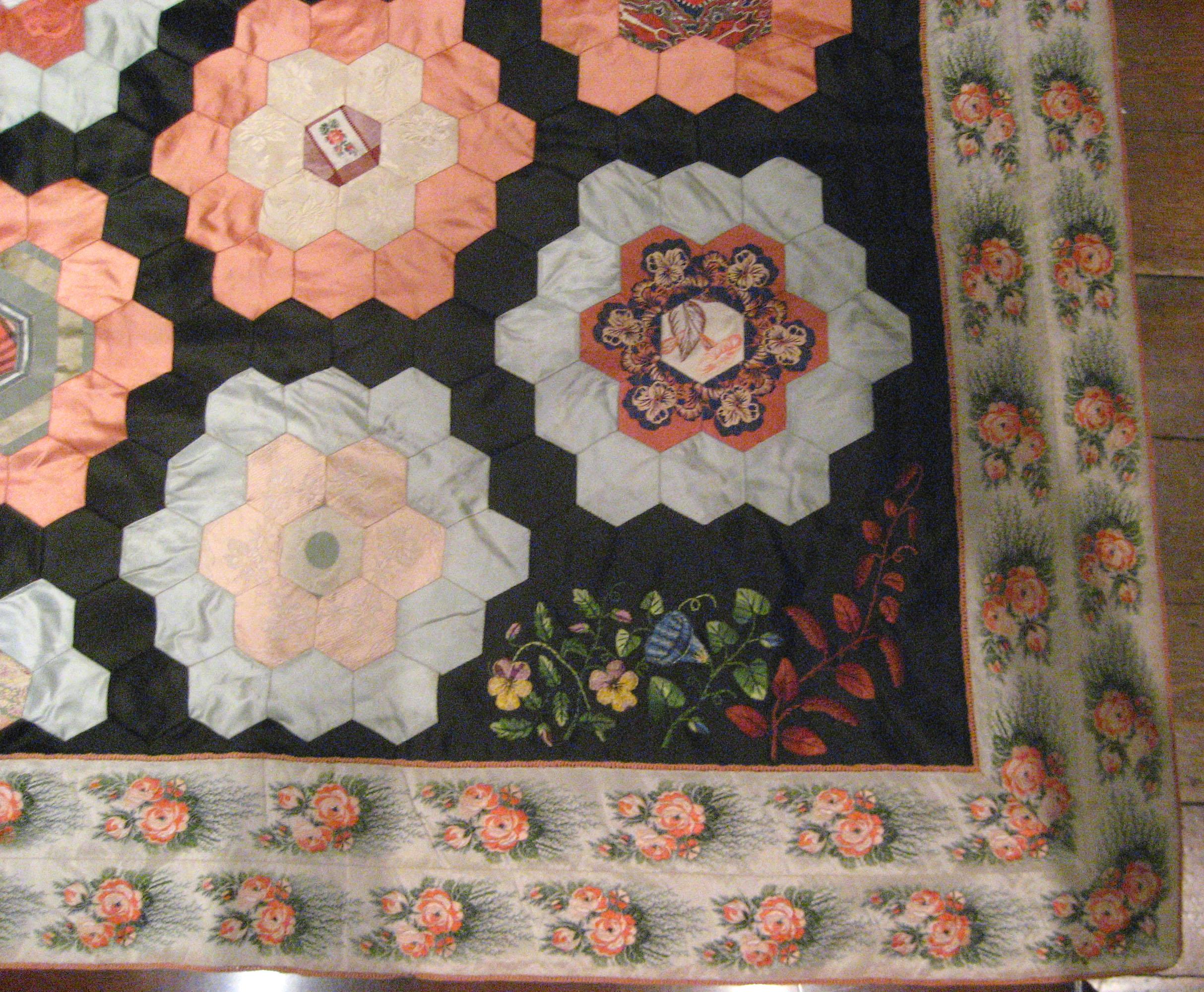 2008.0023 Quilt, corner detail