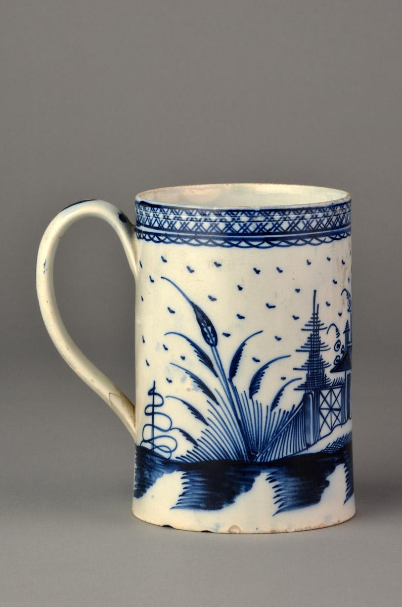 2008.0011.032 Pearlware mug, view 2