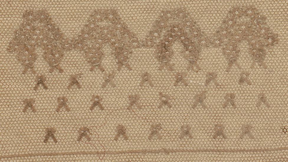 2008.0011.051 A Sampler, Detail 8