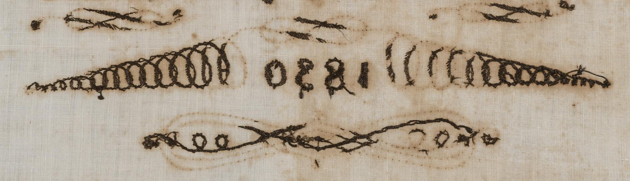 2008.0050.008 Handkerchief, detail 3, reverse