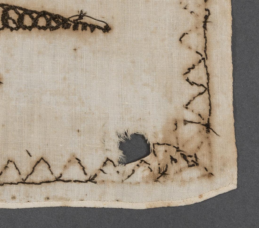 2008.0050.008 Handkerchief, detail 4, reverse