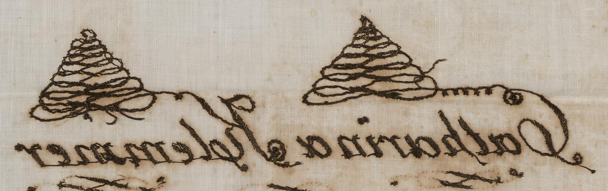 2008.0050.008 Handkerchief, detail 2, reverse