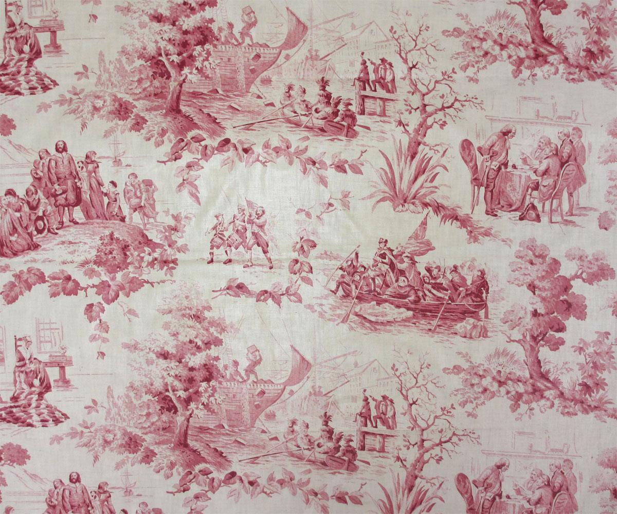 2008.0032 Textile, printed repeat
