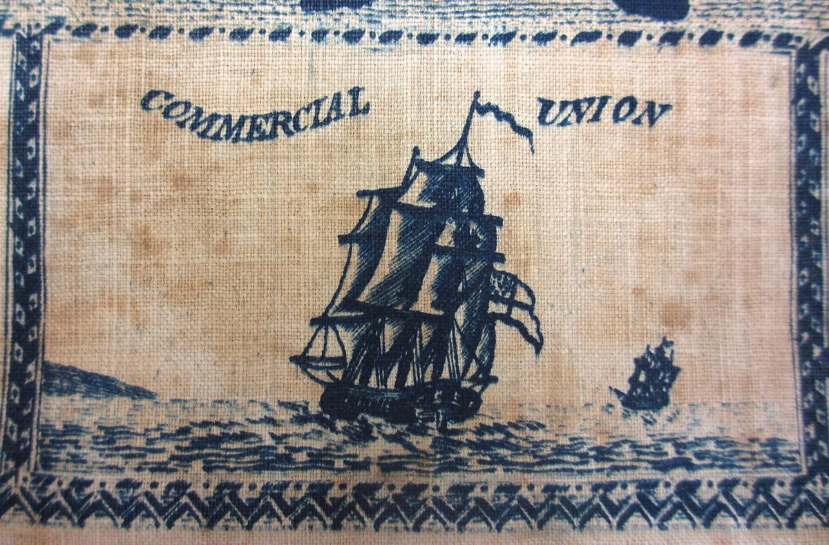 2008.0009 textile, printed detail 3