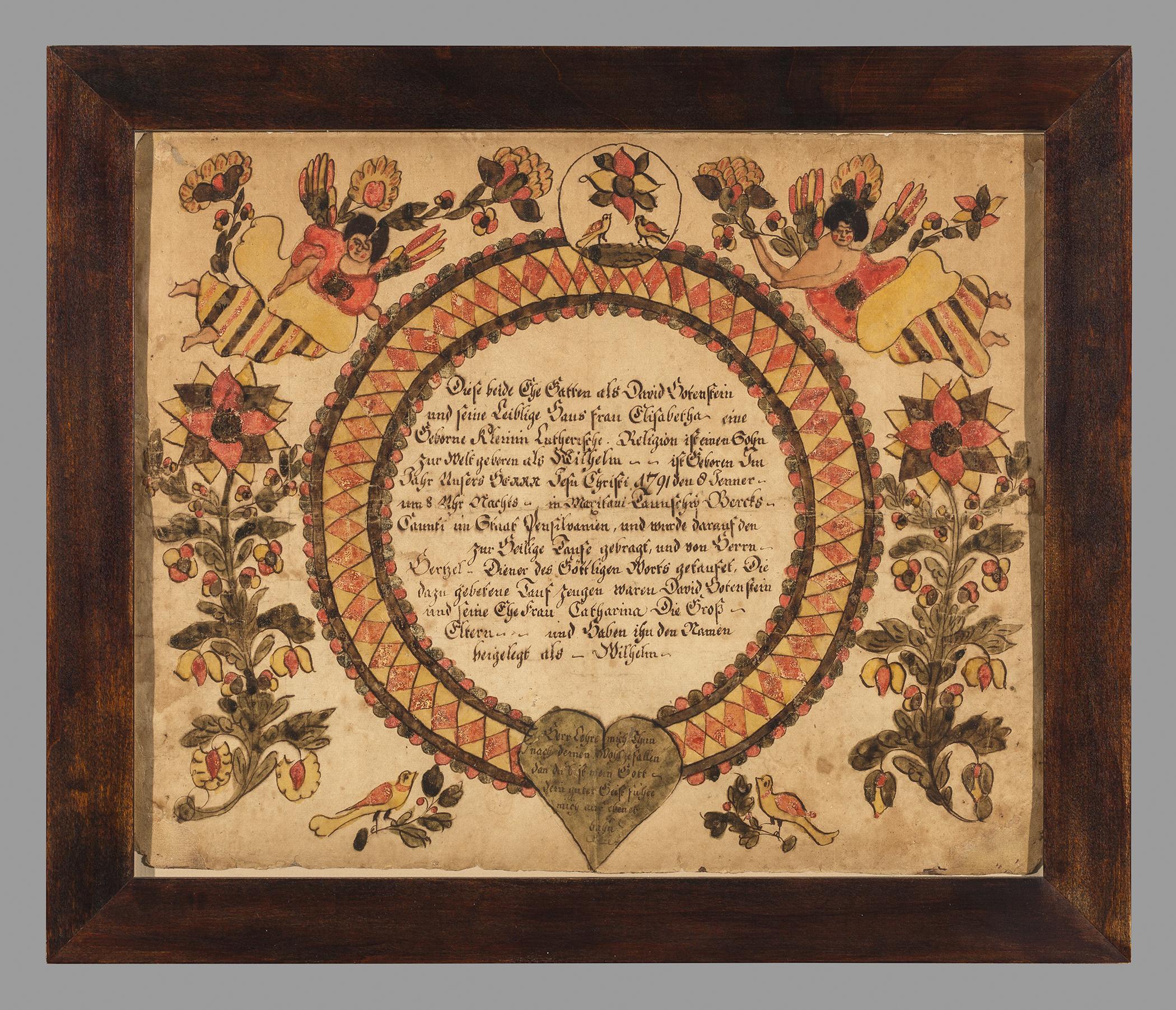 2008.0019.001 Fraktur, view 1