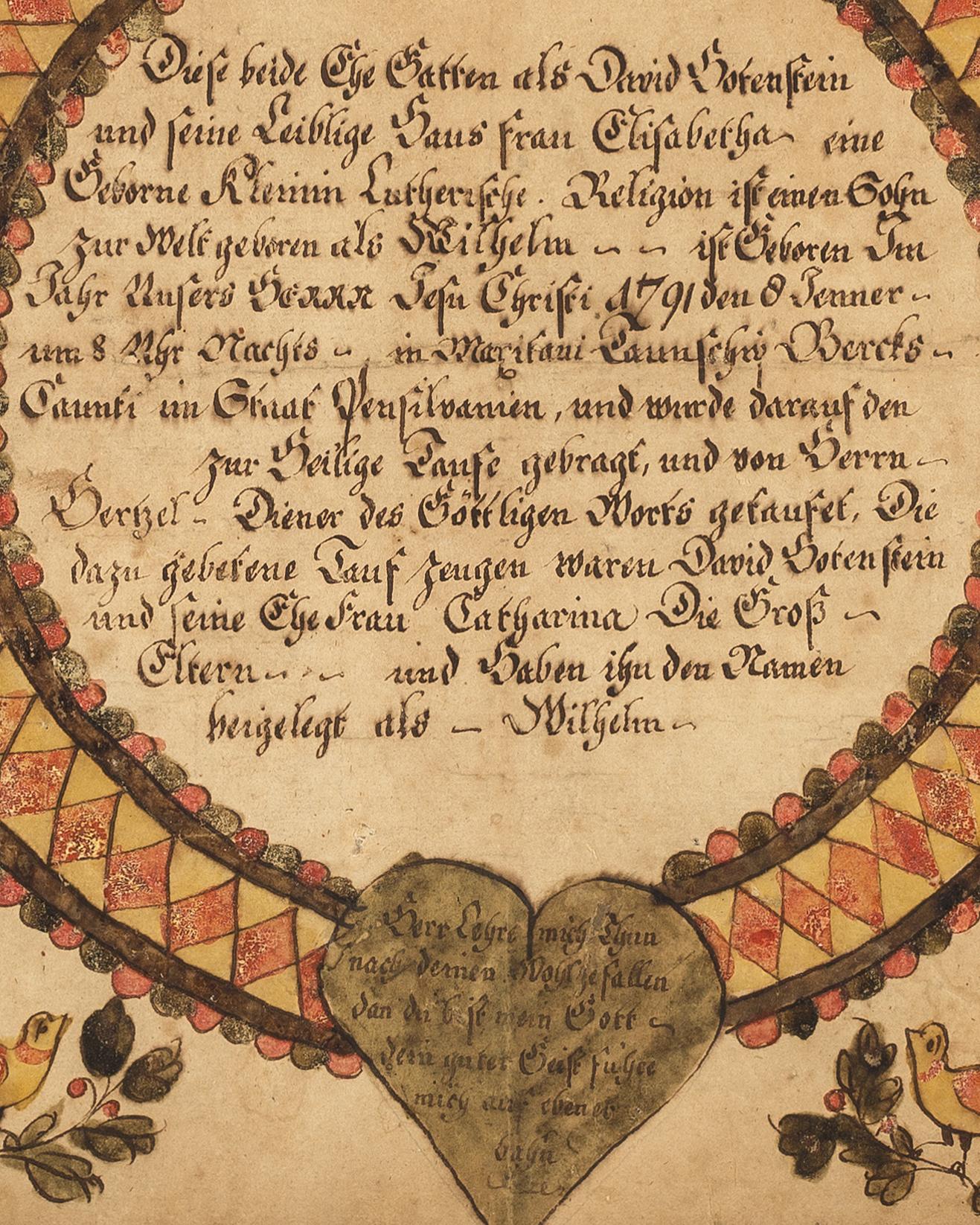 2008.0019.001 Fraktur, detail 1
