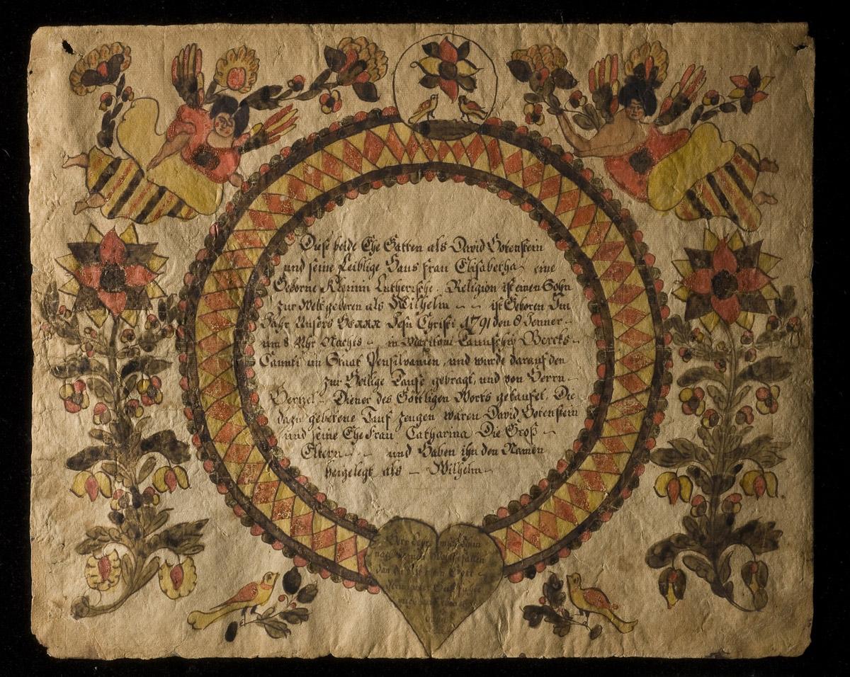 2008.0019.001 Fraktur (raking light)