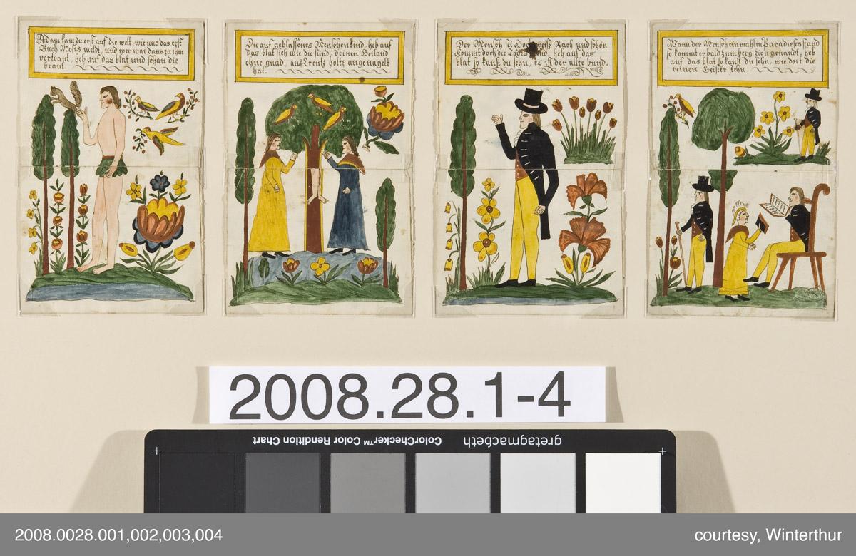 2008.0024.001, .002, .003, .004 Fraktur