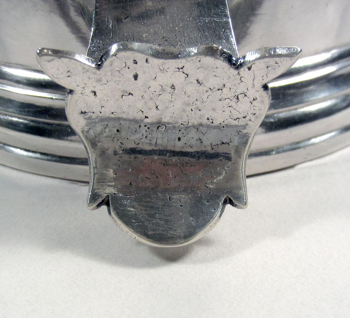 1958.2382 Silver Mug detail handle
