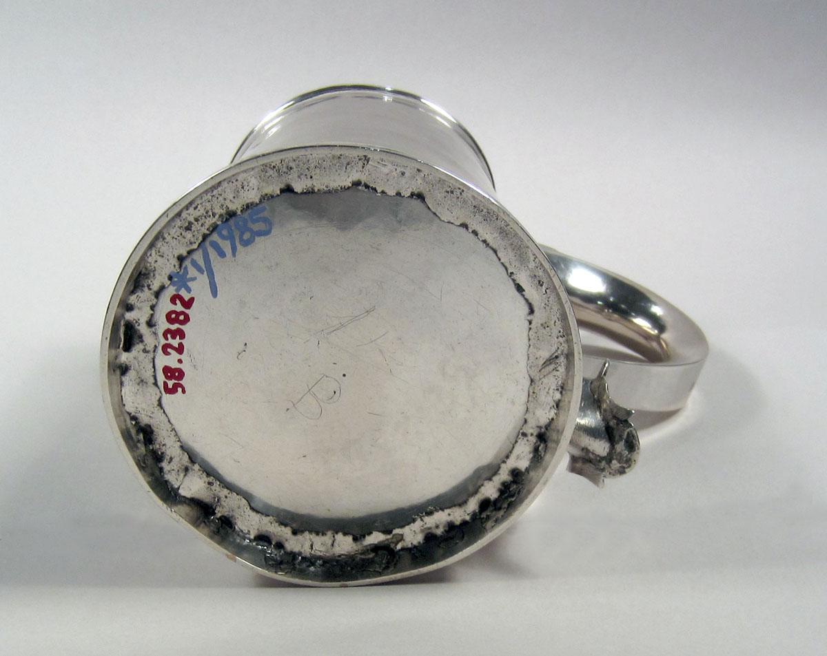 1958.2382 Silver Mug underside