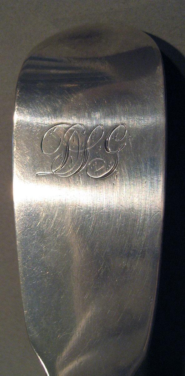 2008.0021.005 Silver Spoon engraving