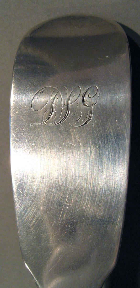 2008.0021.006 Silver Spoon engraving