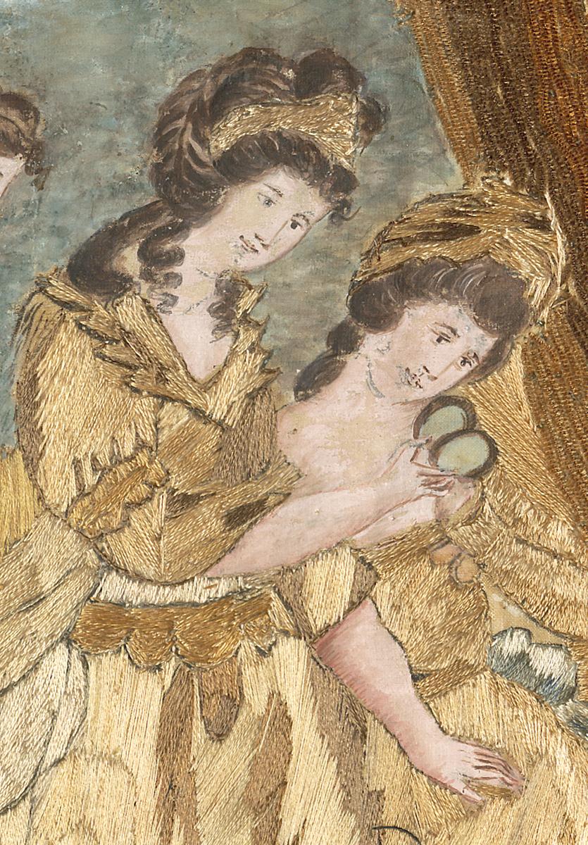 2008.0025 A Needlework Picture, Detail 4