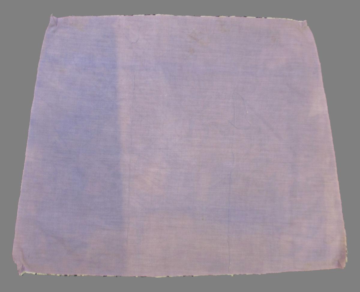 1969.5415 textile, printed reverse