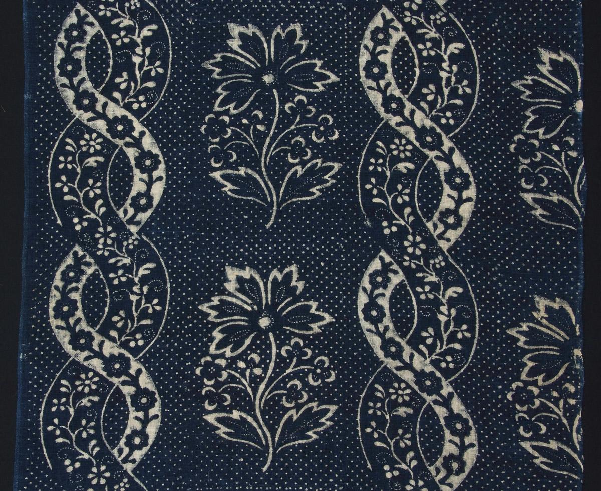 1969.5419 Textile, printed, detail 1
